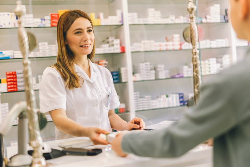 pharmacy counter